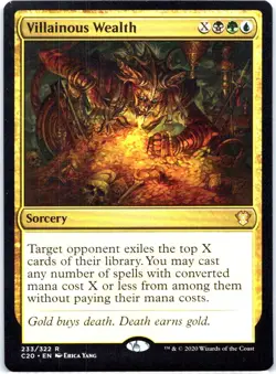 #233 Villainous Wealth Commander 2020 Rare - Image 1