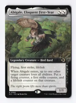 Abigale, Eloquent First-Year (Extended Art) 0368 (R) MTG Lorwyn Eclipsed (ECL) - Image 1