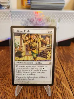 2007 MTG Lorwyn Militia's Pride #30 Near Mint - Image 1