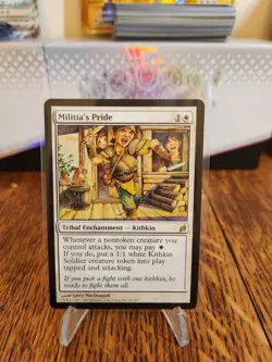 2007 MTG Lorwyn Militia's Pride #30 Near Mint - Image 2