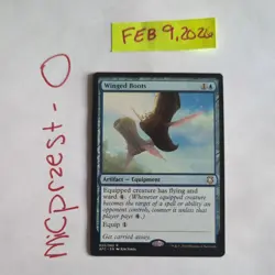 MTG: Winged Boots Commander: Adventures in the Forgotten Realms (Lightly Played) - Image 1