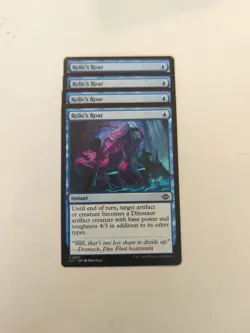 (4) Relic's Roar *PLAYSET* The Lost Caverns of Ixalan Regular NM MTG - Image 1
