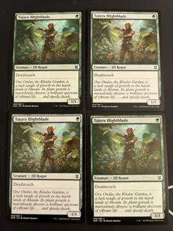 4x Tajuru Blightblade (208) Zendikar Rising LP MTG Magic x4 Playset MKE - Image 1