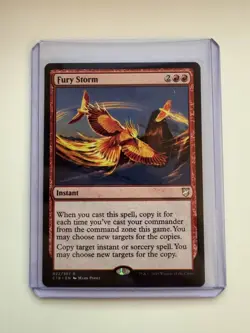 Fury Storm NON-FOIL Commander 2018 #022 NM - MTG ENG - Image 1