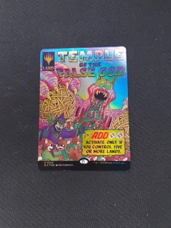 Temple of the False God Foil Secret Lair Encyclopedia NM MTG - Image 1