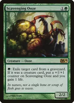 Scavenging Ooze - Foil Promo Duels of the Planeswalkers 2014 Promos LP MTG - Image 1