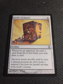 Geth's Grimoire Darksteel MtG NM - Image 1