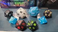 MTG × FINAL FANTASY Prerelease Collector Items: Dice Bag w/Dice Set + Foil Print - Image 5
