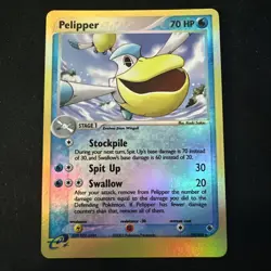 Pelipper Reverse Holo [NM-M] Ex Ruby & Sapphire Set - 19/109 Pokemon Card [2003] - Image 1