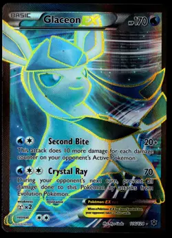 Full Art - Glaceon EX Pokemon XY Fates Collide #116 NM - Image 1