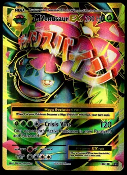 M Venusaur Ex 100/108 Pokemon XY Evolutions Ultra Rare Full Art English NM Mega - Image 1