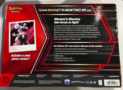 Pokemon TCG Cards Team Rocket's Mewtwo Ex Box New Sealed - Image 2