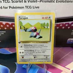 Pokemon 1st Edition Porygon 39/102 Base Set - Uncommon GERMAN - Image 1