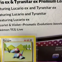 Pokemon 1st Edition Porygon 39/102 Base Set - Uncommon GERMAN - Image 3