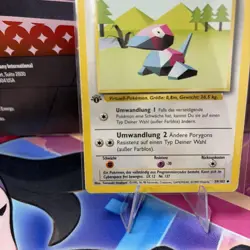 Pokemon 1st Edition Porygon 39/102 Base Set - Uncommon GERMAN - Image 5