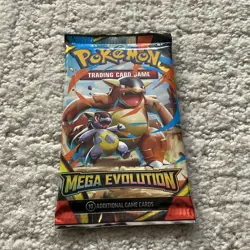 Pokemon TCG Mega Evolution Booster Pack In Hand MINT - Image 1