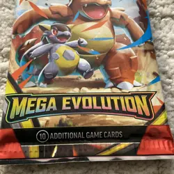 Pokemon TCG Mega Evolution Booster Pack In Hand MINT - Image 2