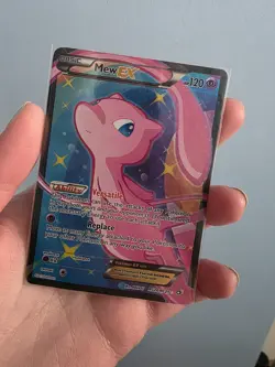 Pokemon Mew EX TCG Full Art Holo Ultra Rare Radiant Collection RC24/RC25 HP - Image 1