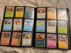 Binder Pokemon Card Collection Mixed Holos Rares SIR Uncommons Reverse ~120 - Image 4