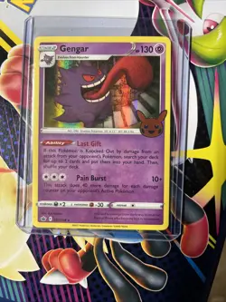 Pokemon Gengar 057/198 Halloween Trick or Trade 2021 Chilling Reign Holo Rare NM - Image 2