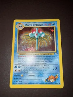 Pokemon! Misty’s Tentacruel - Gym Heroes - Holo - 10/132 - MP! - Image 1