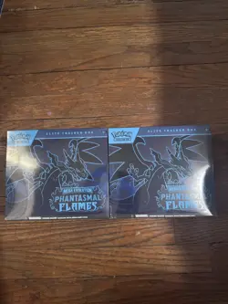 2 X Pokemon MEGA EVOLUTION PHANTASMAL FLAMES ELITE TRAINERS ETB NEW SEALED - Image 1