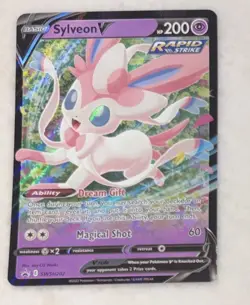 Pokemon Sylveon V SWSH202 Black Star Promo Holofoil Rare TCG NM/Mint - Image 1