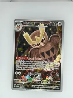 2023 Pokemon Scarlet & Violet Noctowl 141 NM - Image 1