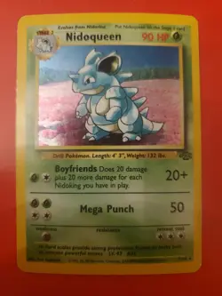 Pokemon TCG: 1999 Nidoqueen 7/64 Jungle Holo Rare HP - Image 1