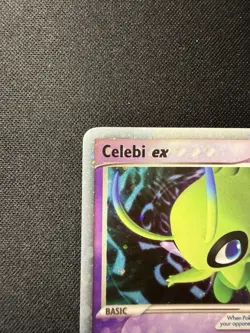 Pokemon TCG Celebi ex 17/17 POP Series 2 Ultra Rare Holo 80 HP Nintendo Basic - Image 2