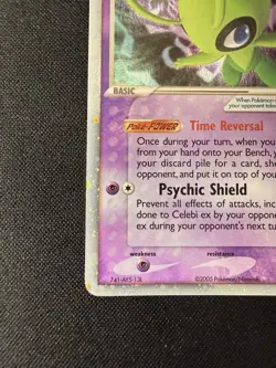 Pokemon TCG Celebi ex 17/17 POP Series 2 Ultra Rare Holo 80 HP Nintendo Basic - Image 4