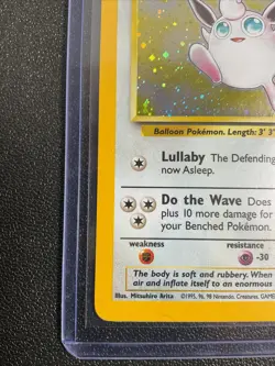 Pokemon Card Wigglytuff Base Set 2 19/130 Holo Rare Pokemon Vintage WOTC TCG LP - Image 5