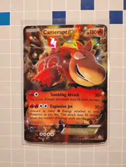 2015 Pokemon Camerupt EX - Primal Clash 29/160 XY HOLO Ultra Rare - Image 1
