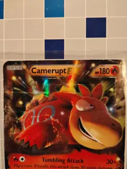 2015 Pokemon Camerupt EX - Primal Clash 29/160 XY HOLO Ultra Rare - Image 3