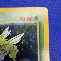 2000 Vintage Pokemon TCG Base Set 2 #17/130 Grass Scyther Holo Rare LP Great! - Image 3