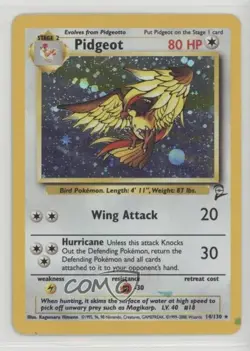 Pidgeot Holo Pokemon Base Set 2 #14 2000 - Image 1