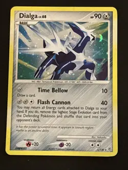 Dialga 1/130 Diamond and Pearl Holo Vintage Pokemon TCG - Image 1