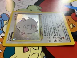 Pokemon TCG Chansey Base Set 2 - 3/130 Unlimited Holo Rare Vintage WOTC LP - Image 2