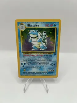 Pokemon TCG Base Set 2 Blastoise 2/130 Holo Rare - LP - Image 1