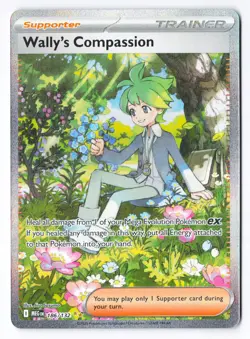 Wally's Compassion 186/132 - Mega Evolution Special Illustration Rare SIR NM - Image 1