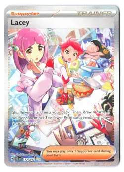 Lacey 172/142 - Pokemon Stellar Crown Special Illustration Rare SIR Full Art NM - Image 1