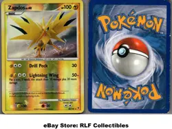 2009 Pokemon, Supreme Victors, #48/147 Zapdos, Reverse Holo Rare - Image 1