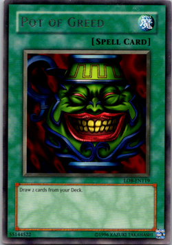 Pot of Greed LOB-EN119 Rare Yugioh Card - Image 1