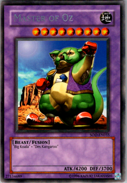 Master of OZ SOD-EN035 Unlimited - Yu-Gi-Oh! TCG Rare - Image 1