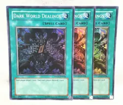 3x Dark World Dealings STON-EN038 Strike of Neos Unlimited LP Playset - Image 1