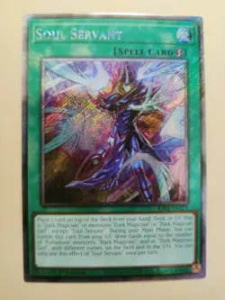 Yu-Gi-Oh! Soul Servant (Platinum Secret Rare) RA03-EN271 1st Ed NM - Image 2