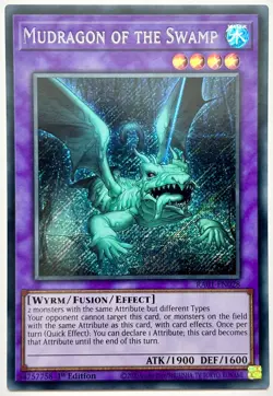 RA01-EN028 Mudragon of the Swamp - Secret Rare 1st Edition Near Mint YuGiOh Card - Image 1