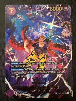 One Piece Eustass "Captain" Kid Character SP Card EB04-039 8000 Power - Image 1