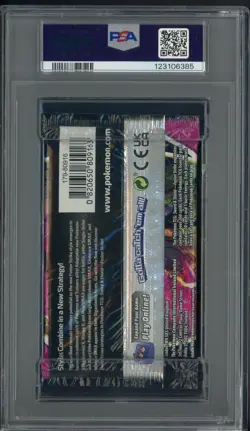 2021 Pokemon Int'l SWSH Fusion Strike Foil Pack Booster Gengar PSA 9 MINT - Image 2