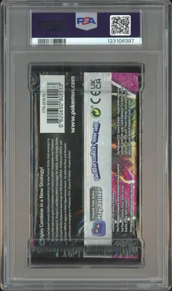 2021 Pokemon Int'l SWSH Fusion Strike Foil Pack Booster Gengar PSA 9 MINT - Image 2